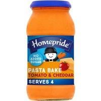 Homepride Pasta Bake Creamy Tomato & Cheddar 485g