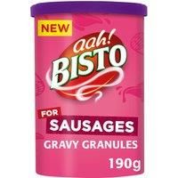 Bisto For Sausages Gravy Granules, 190 g Drum (Pack of 1)