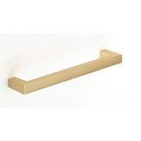 Select Handle - Square Bar Brushed Brass 128mm 2 Pack (306YY)