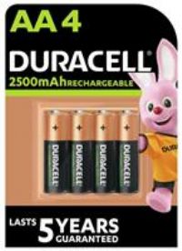 Duracell Rechargeable Batteries AA AAA Ultra Plus NiMH Duralock Pre Stay Charge