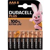 Duracell Plus LR03 AAA 1.5V Alkaline Batteries 8 pack  wilko