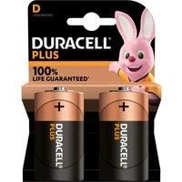 Duracell | Plus Power Alkaline Batteries | D 2pk