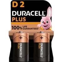 Duracell | Plus Power Alkaline Batteries | D 2pk