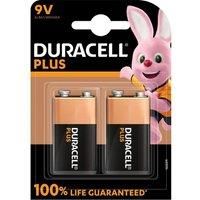Duracell | Plus Power Alkaline Batteries | 9V/PP3 2pk
