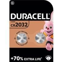 DURACELL DL2032/CR2032/ECR2032 Batteries - Pack of 2