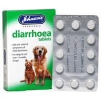 Johnson/'s Vet Diarrhoea Tablets, Pack of 12, clear