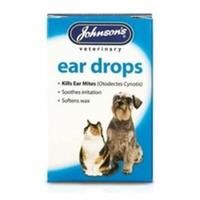 Johnsons Veterinary Products Ear Drops, clear