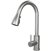 Etal Kitchen Mixer Tap Pull Out Bucks Steel Single Lever OperationDeck Mounted