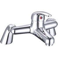 Etal Bath Tap Filler Chrome Contemporary Brass Ceramic Cartridge Lever Handle