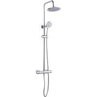 ETAL Videira Rear-Fed Concealed Polished Chrome Thermostatic Bar Mixer Shower (785PY)