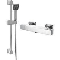 ETAL Ventura Rear-Fed Exposed Polished Chrome Thermostatic Bar Mixer Shower (505RF)