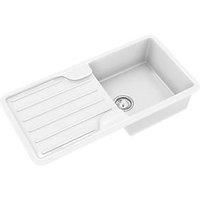 ETAL Comite 1 Bowl Composite Kitchen Sink White Reversible 1000 x 500mm (253FJ)