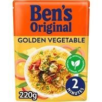 Bens Original Golden Vegetable Microwave Rice 220g