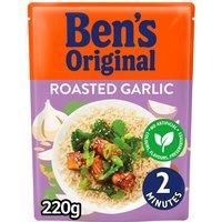 Bens Original Roasted Garlic Microwave Rice 220g
