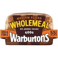 Warburtons Medium Sliced Wholemeal 400g