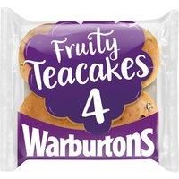 Warburtons 4 Fruity Teacakes