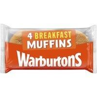 Warburtons 4 Delicious Breakfast Muffins