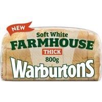 Warburtons Soft White Farmhouse Thick 800g