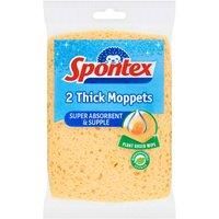 Spontex Hygienic Thick Moppets (Pack of 2)