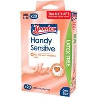 Spontex Handy Sensitive Disposable Gloves 20pk