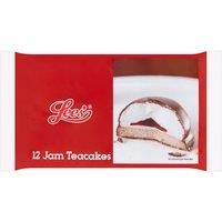 Lees' 12 Jam Teacakes 220g