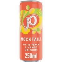 J2O Mocktails White Peach & Mango Daiquiri Can 250ml
