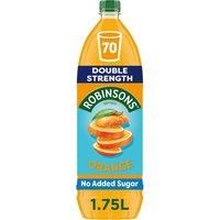 Robinsons Double Strength Orange No Added Sugar Squash,1.75 l (Pack of 1)