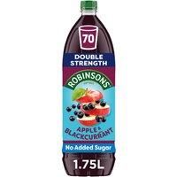 Robinsons Fruit Squash Apple and Blackcurrant, 1750 millilitre