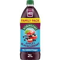 Robinsons Apple & Blackcurrant No Added Sugar Squash 2L