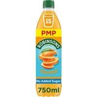 Robinsons Orange No Added Sugar Squash PMP 750ml