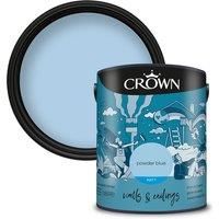 Crown Breatheasy Powder Blue Matt Emulsion Paint 5L
