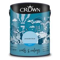 Crown Breatheasy Powder Blue Matt Emulsion Paint 5L