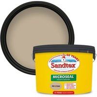 Sandtex Ultra smooth Mid stone Masonry paint 10L