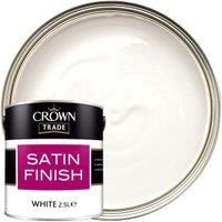 Crown Trade Satin Finish White-2.5 L