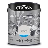 Crown Walls & Ceilings Matt Emulsion Spotlight - 5L