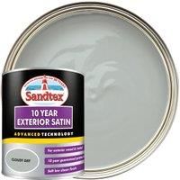 Sandtex 10 year Cloudy day Satin Metal & wood paint 0.75L