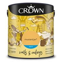 Crown Retail Core Emulsion Matt Mustard Jar 2.5 L