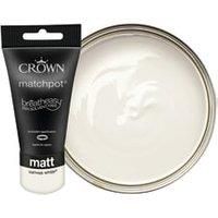 Crown Canvas White matt