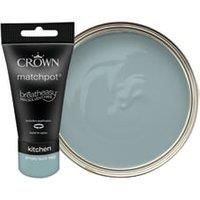 Crown Easyclean Kitchen Matt Emulsion 40ml Sample - Simply Duck Egg