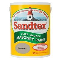 Sandtex Retail Ultra Smooth Masonry French Grey 5 L