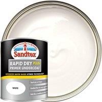 Sandtex Rapid Dry Undercoat 750ml Charcoal Grey or White to choose from