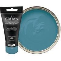 CROWN Teal MATT 40ML MATCHPOT