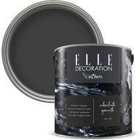 ELLE Decoration by CROWN 2.5L Flat MATT Emulsion Paint - Absolute Granite No 189