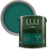 ELLE Decoration by CROWN 2.5L Flat MATT Emulsion Paint - Enchanted Ivy No 362