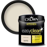 Crown Easyclean Kitchen Paint Almond Cream 2.5L