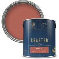 CRAFTED by Crown Flat Matt Interior Wall, Ceiling and Wood Paint Ceramic Kiln - 2.5L