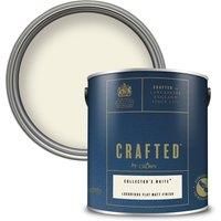 CRAFTED by Crown Flat Matt Interior Wall, Ceiling and Wood Paint Collector's White - 2.5L