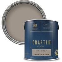 CRAFTED by Crown Flat Matt Emulsion Interior Paint  Potted History  2.5L