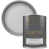 CRAFTED by Crown Emulsion Interior Paint  Metallic Sophistication  1.25L