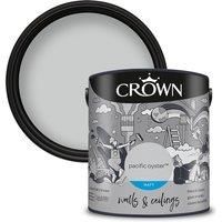 Crown Matt Emulsion Paint - Pacific Oyster - 2.5L